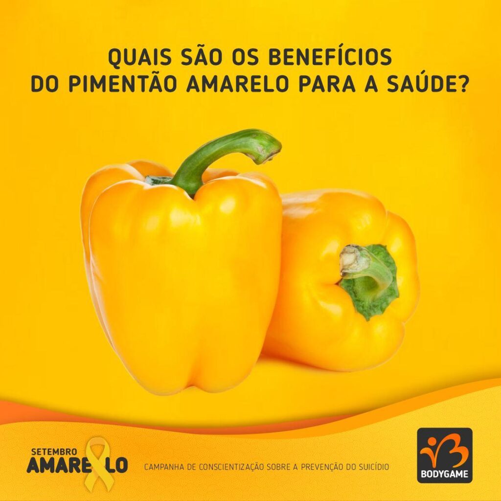 Benefícios do pimentão amarelo para a saúde